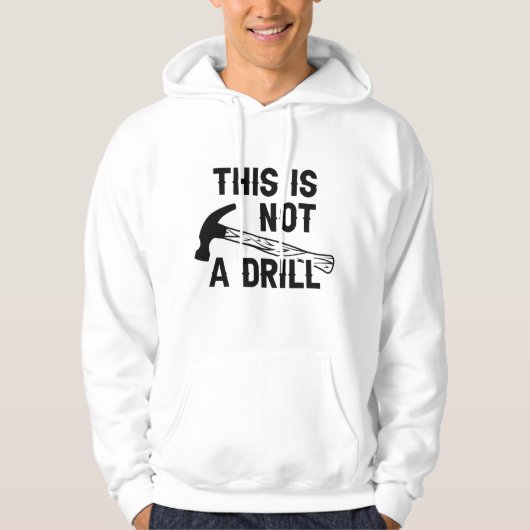 Dit is geen boor hoodie (Voorkant)