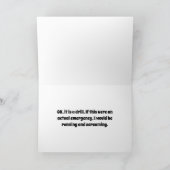 Dit is geen boor kaart (Binnen)