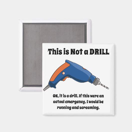 Dit is geen boor magneet (Voorkant / Achterkant)