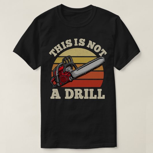 Dit is geen boormachine t-shirt (Design voorkant)
