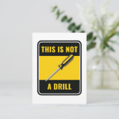 Dit is geen Briefkaart voor een schroevendraaier (Staand voorkant)