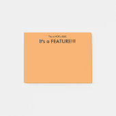 "Dit is GEEN Bug" Post-it® Notes (Voorkant)