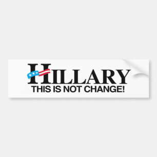 Dit is geen Change - Anti-Hillary -.png Bumpersticker