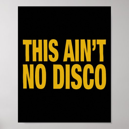 Dit is geen disco poster (Voorkant)