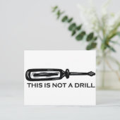 DIT IS GEEN DRILL BRIEFKAART (Staand voorkant)