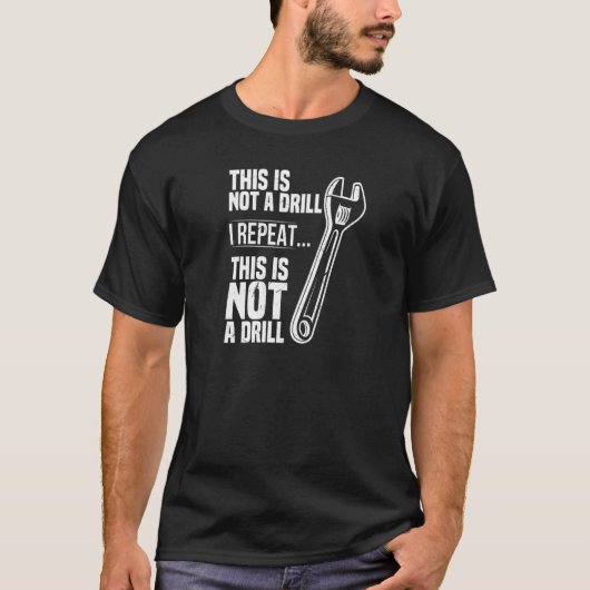 Dit is geen drilmoerslangen. t-shirt (Voorkant)