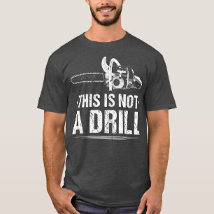 Dit is geen houtbewerking houthakker t-shirt