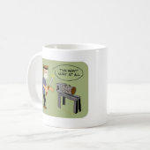 Dit is geen Hurt Funny WoodkeerCartoon Koffiemok (Voorkant links)