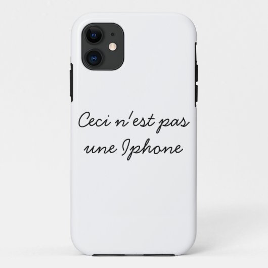 Dit is geen Iphone Case-Mate iPhone Case (Achterkant)