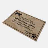Dit is geen Joke Cat Doormat Deurmat (Schuin)