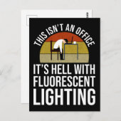 Dit is geen Kantoor. Het is de hel Briefkaart (Voorkant / Achterkant)