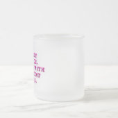 Dit is geen kantoor matglas koffiemok (Center)