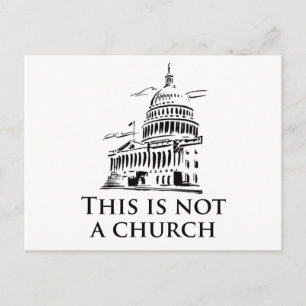 Dit is geen kerk briefkaart