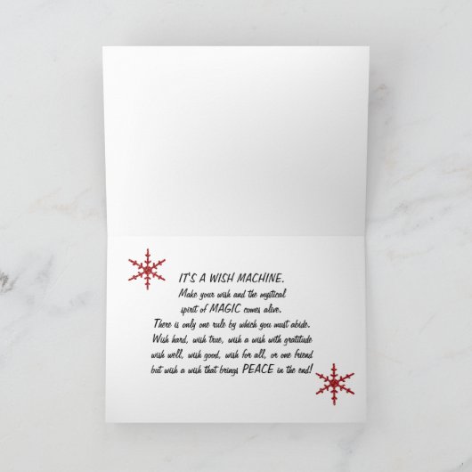 DIT IS GEEN KERST KAART (Binnen)