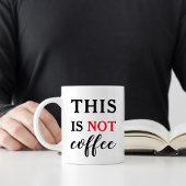 Dit Is Geen Koffie Grappige Quote Koffiemok