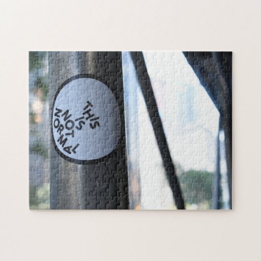 Dit is geen normale fotografie op straat legpuzzel (Horizontaal)