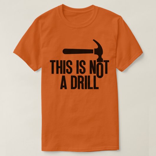 Dit is geen oefening 11 t-shirt (Design voorkant)