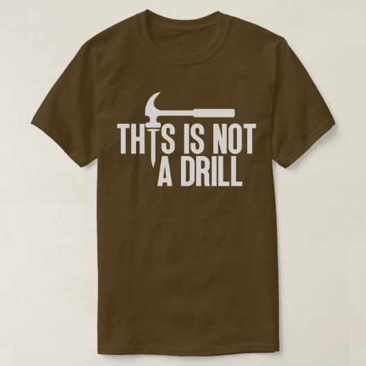 Dit is geen oefening 6 t-shirt (Design voorkant)