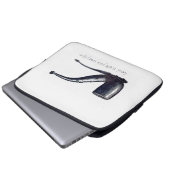 Dit is geen pijp - met de hand getekende schets laptop sleeve (Voorkant onderkant)