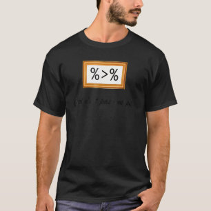 Dit is geen Pijp R data science kunstgeschiedenis T-shirt