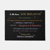 DIT IS GEEN PLAATS VAN HONORPMAT  DEURMAT (Voorkant)