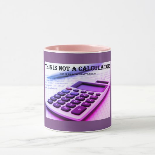 "Dit is geen rekenmachine" Mok (Midden)