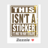 DIT IS GEEN STICKER! STICKER (Vel)