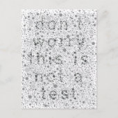 Dit is geen test briefkaart (Voorkant)