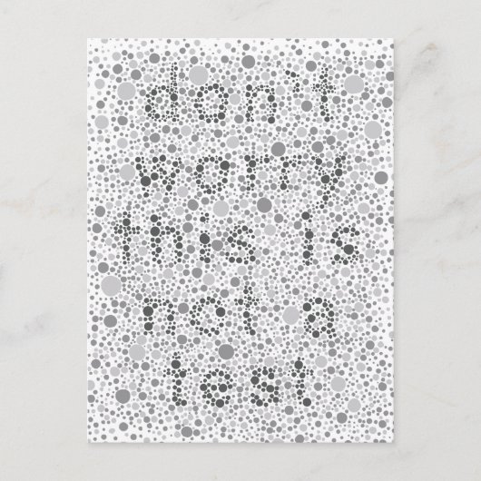 Dit is geen test briefkaart (Voorkant)