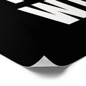 Dit is geen watermeloen - Palestijnse keffiyeh Poster (Hoek)