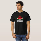 Dit is geen watermeloen - Palestijnse keffiyeh T-shirt (Voorkant volledig)