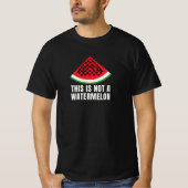 Dit is geen watermeloen - Palestijnse keffiyeh T-shirt (Voorkant)