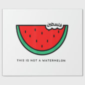 'Dit is geen watermeloen' Palestina Collectie Cadeaupapier (Vlak)