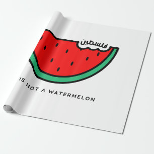 'Dit is geen watermeloen' Palestina Collectie Cadeaupapier
