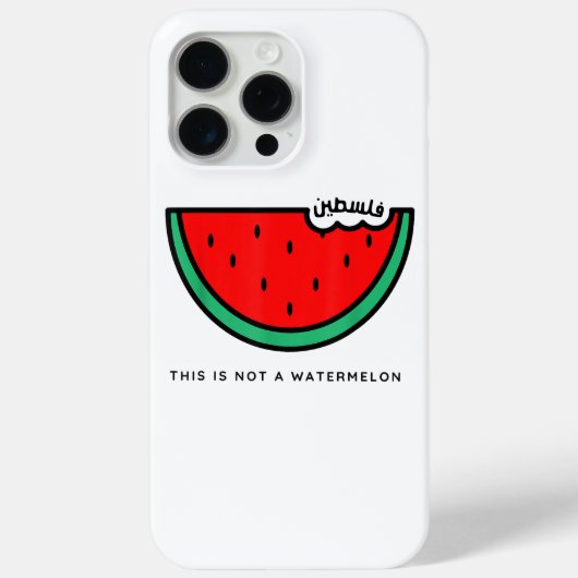 'Dit is geen watermeloen' Palestina Collectie Case-Mate iPhone Case (Achterkant)
