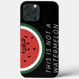 Dit is geen watermeloen Palestina watermeloen Case-Mate iPhone Case