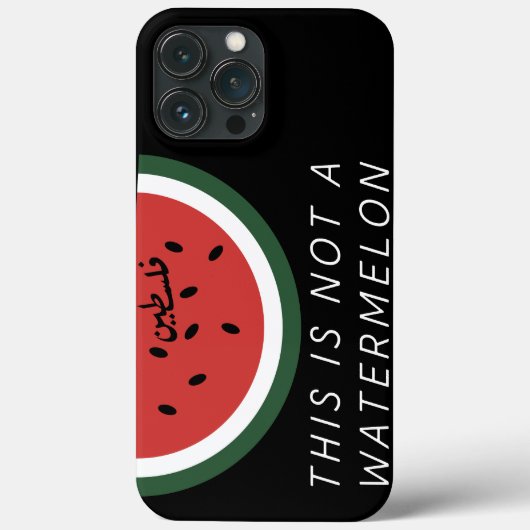 Dit is geen watermeloen Palestina watermeloen Case-Mate iPhone Case (Achterkant)