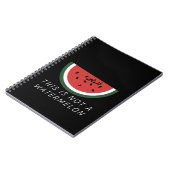 Dit is geen watermeloen - Palestine watermeloen Notitieboek (Linkerzijde)