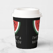 Dit is geen watermeloen - Palestine watermeloen Papieren Bekers (Rechts)