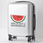 Dit is geen watermeloen - Palestine watermeloen Sticker (Koffer)