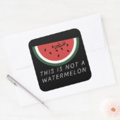 Dit is geen watermeloen - Palestine watermeloen Vierkante Sticker (Envelop)