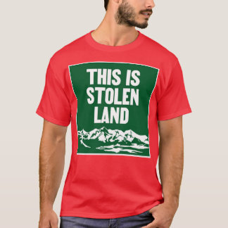 Dit is gestolen land inheems t-shirt