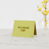 Dit is Geweldige! Notecard Kaart (Gele Bloem)