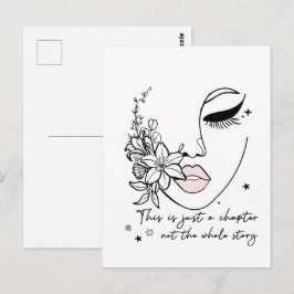Dit is gewoon een hoofdstuk positieve quote  briefkaart