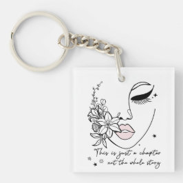 Dit is gewoon een hoofdstuk Positieve quote  Sleutelhanger
