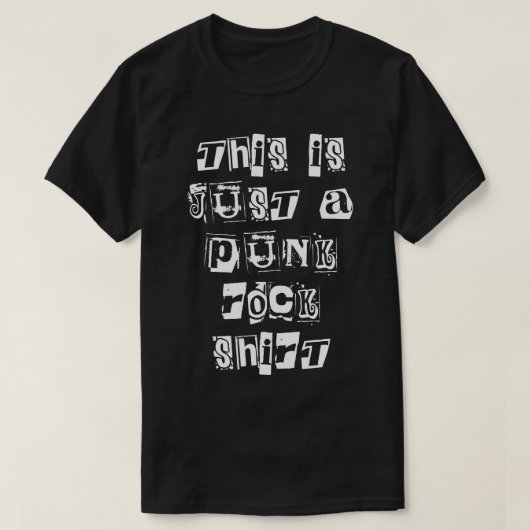 Dit is gewoon een Punk rock Shirt (Design voorkant)