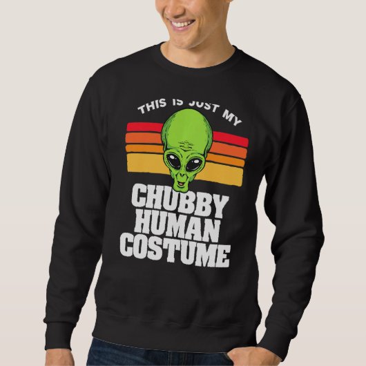 Dit is gewoon mijn Chubby-kostume Funny Cute Al Trui (Voorkant)