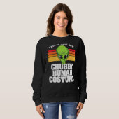 Dit is gewoon mijn Chubby-kostume Funny Cute Al Trui (Voorkant volledig)
