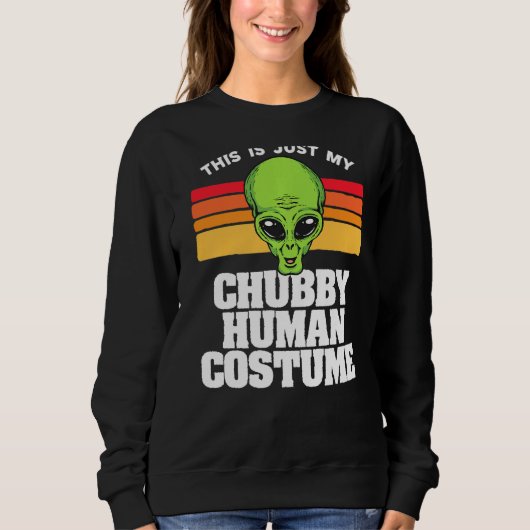 Dit is gewoon mijn Chubby-kostume Funny Cute Al Trui (Voorkant)