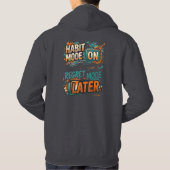 Dit is Gewoonte Modus Spijt later T-Shirt (Achterkant)